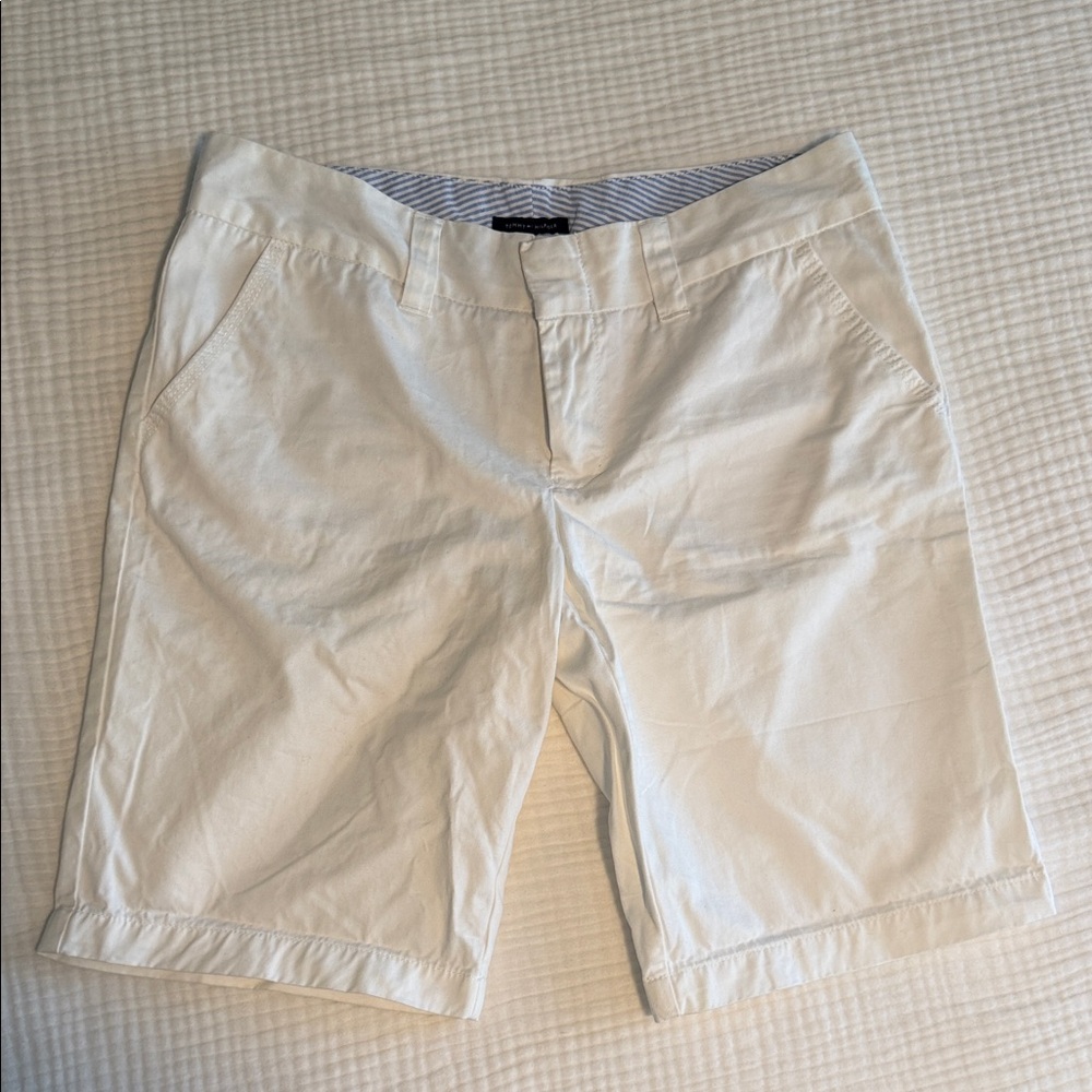 Tommy Hilfiger White Women's Chino Shorts
